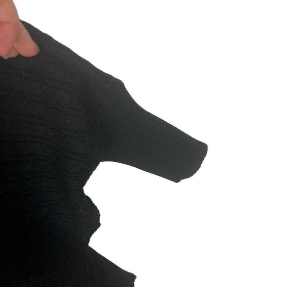 Willi Smith Wool Poncho Sweater - Picture 3 of 4